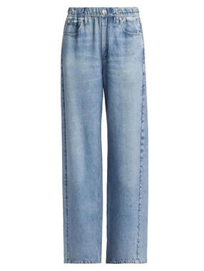 NEW, Rag & Bone Miramar Elasticized Printed Wide-Leg Jeans Sz S #P3936